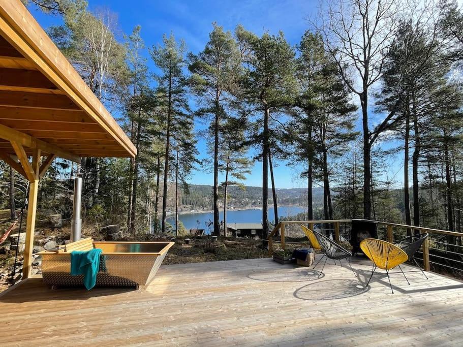 Summer Cabin In Nesodden Open-Air Bath Large Terrace Villa Brevik  Eksteriør billede